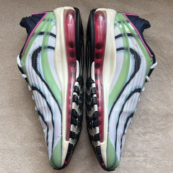 Nike Air Max Deluxe Enamel Green Running Tennis Shoe Sneakers Women 8 Athletic - Picture 4 of 16